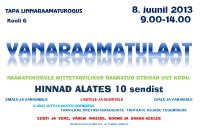 Vanaraamatulaat 8. juunil 2013 - plakat