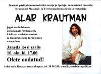 Kohtumine Alar Krautmaniga - plakat