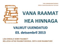 Vana raamat hea hinnaga - 03.12.2013