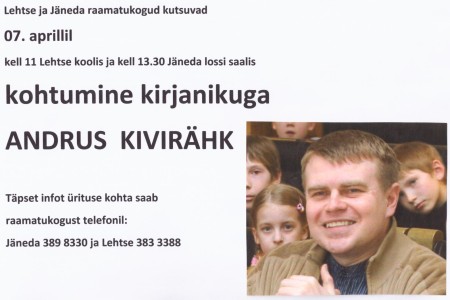 Kohtumine kirjanikuga Andrus Kivirähk