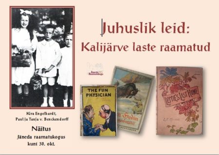 Näitus "Juhuslik leid: Kalijärve laste raamatud"