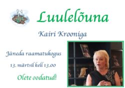 Plakat "Luulelõuna Kairi Krooniga"