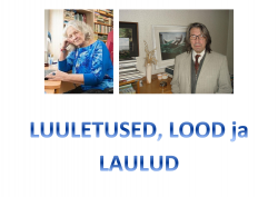 Raamatunäitus "Luuletused, lood ja laulud"