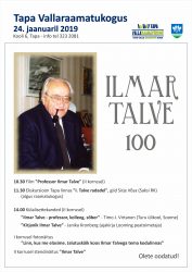 Ilmar Talve 100 - plakat