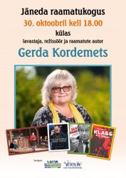 Kohtumisõhtu Gerda Kordemetsaga - plakat
